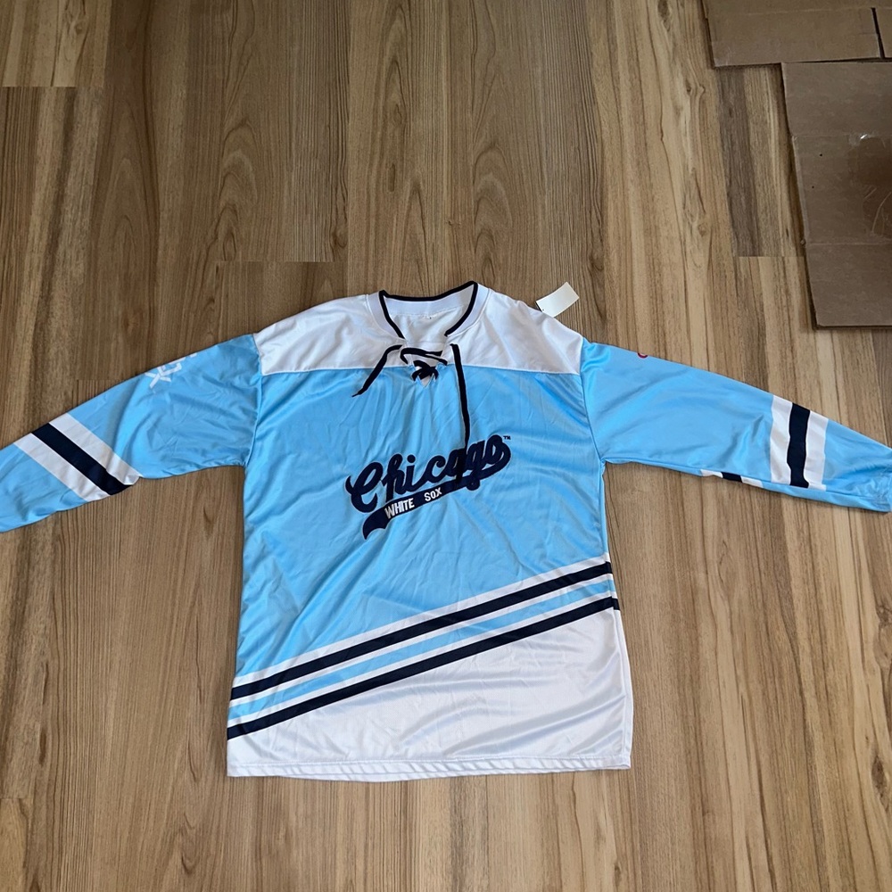 Chicago White Sox Hockey Jersey XL MLB Blue White SGA